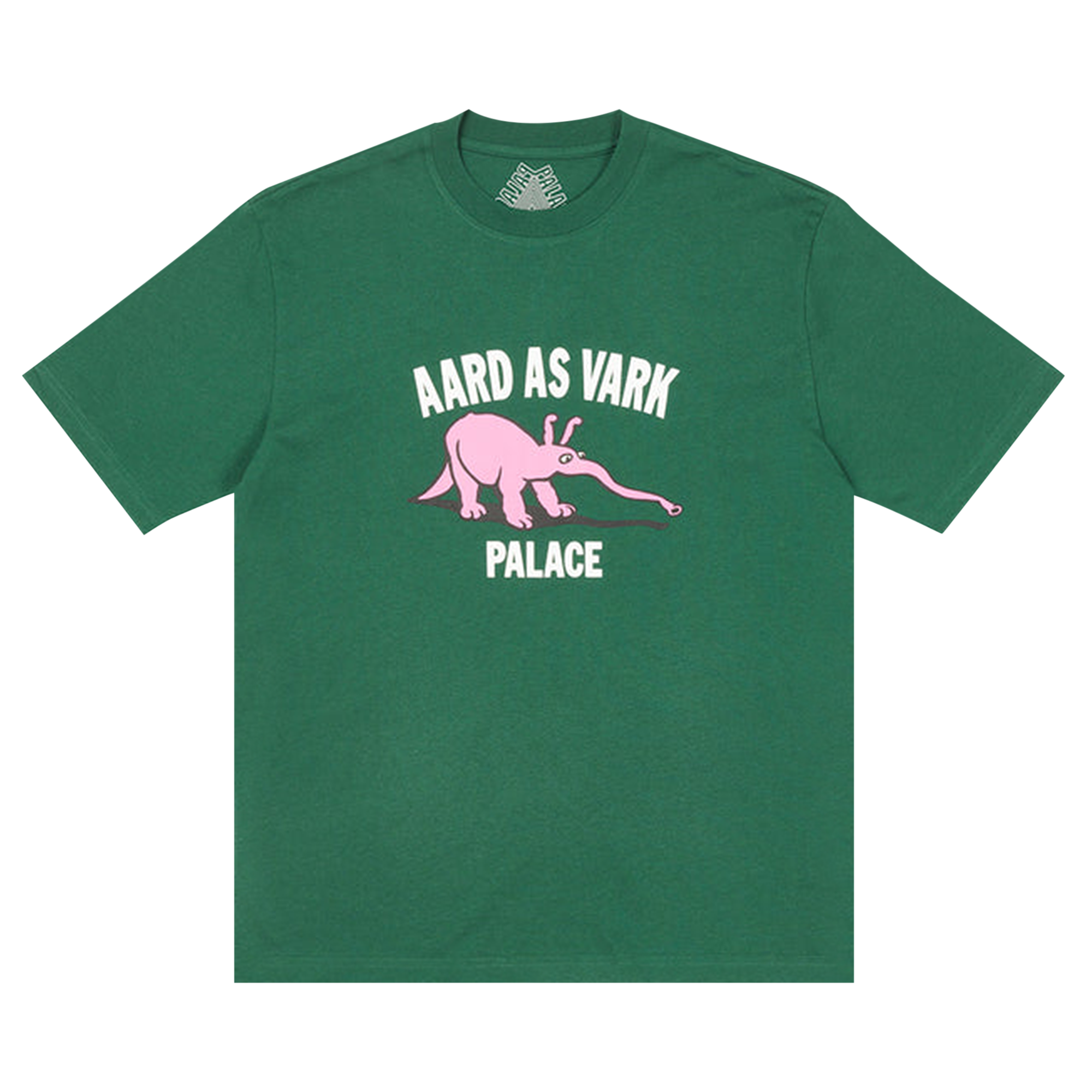 Pre-owned Palace Aard As Vark T-shirt 'green'