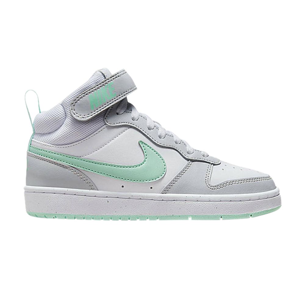 Pre-owned Nike Court Borough Mid 2 Gs 'pure Platinum Mint Foam' | White | Kid's Size 5.5