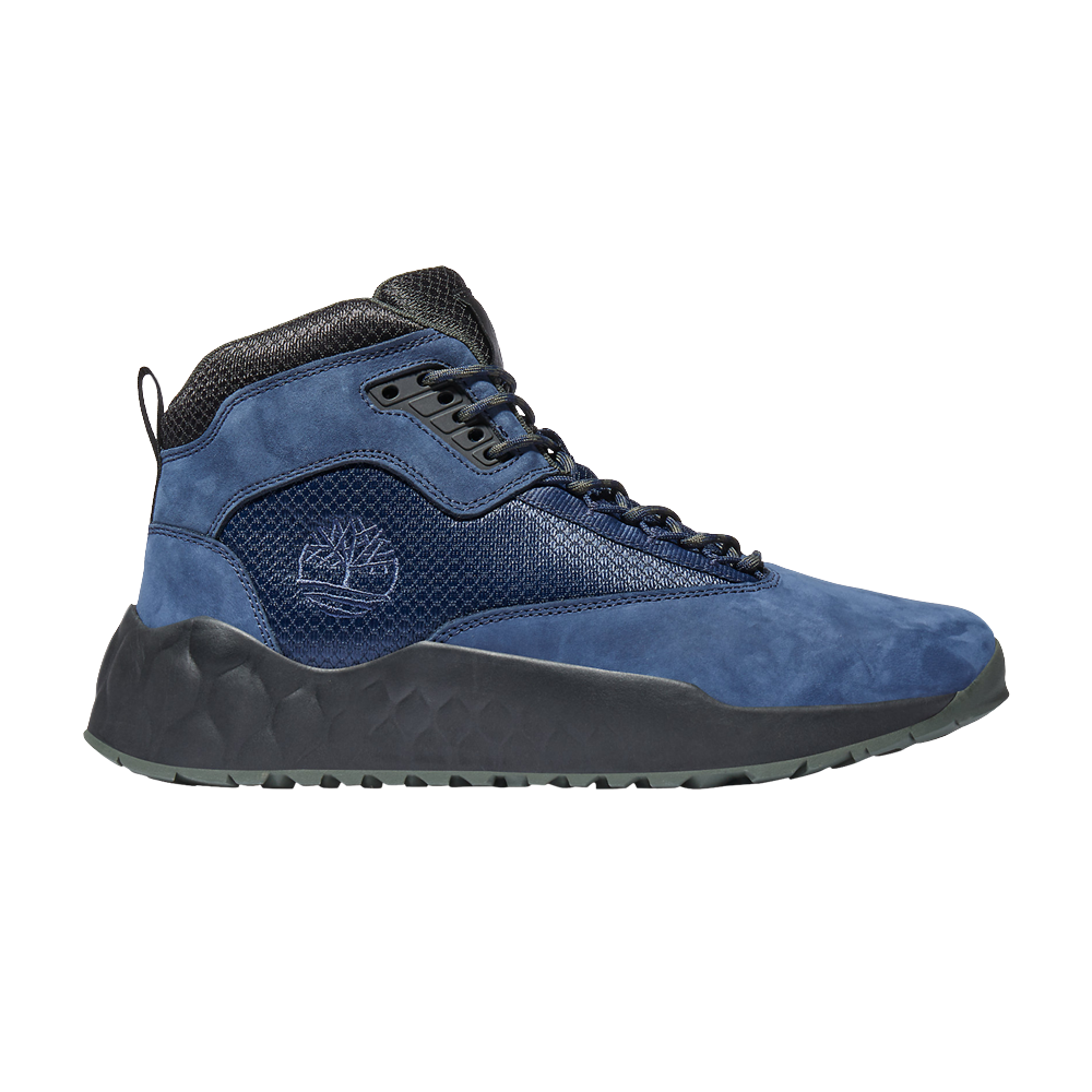 Pre-owned Timberland Solar Wave Greenstride Mid 'navy' In Blue