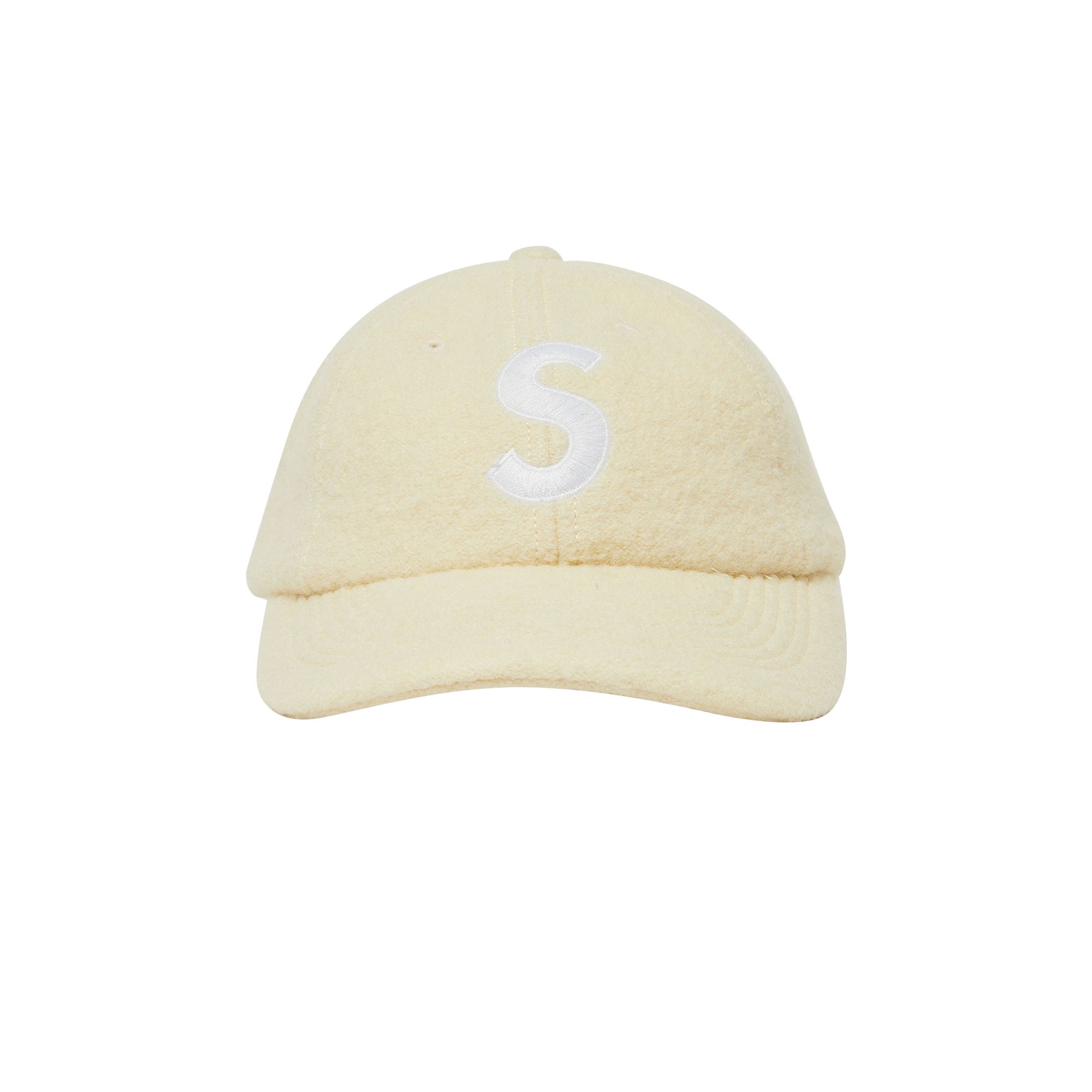 Supreme Boiled Wool S Logo 6-Panel 'White' | Men's Size Onesize