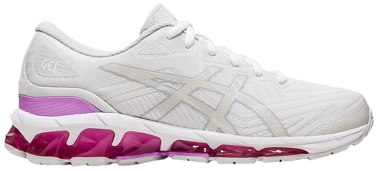 Asics gel quantum 360 white hot sale and pink