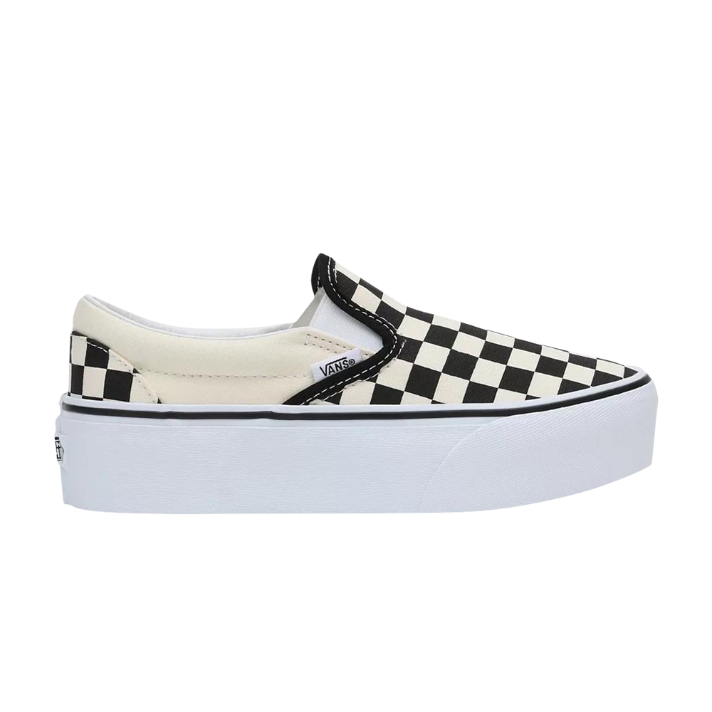 Pre-owned Vans Classic Slip-on Stackform 'checkerboard - Black White'