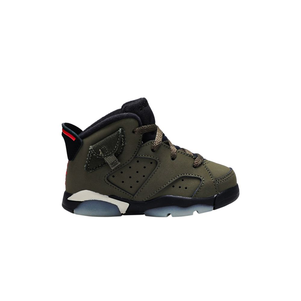 Travis Scott x Air Jordan 6 Retro TD 'Olive' | Green | Infant Size 4