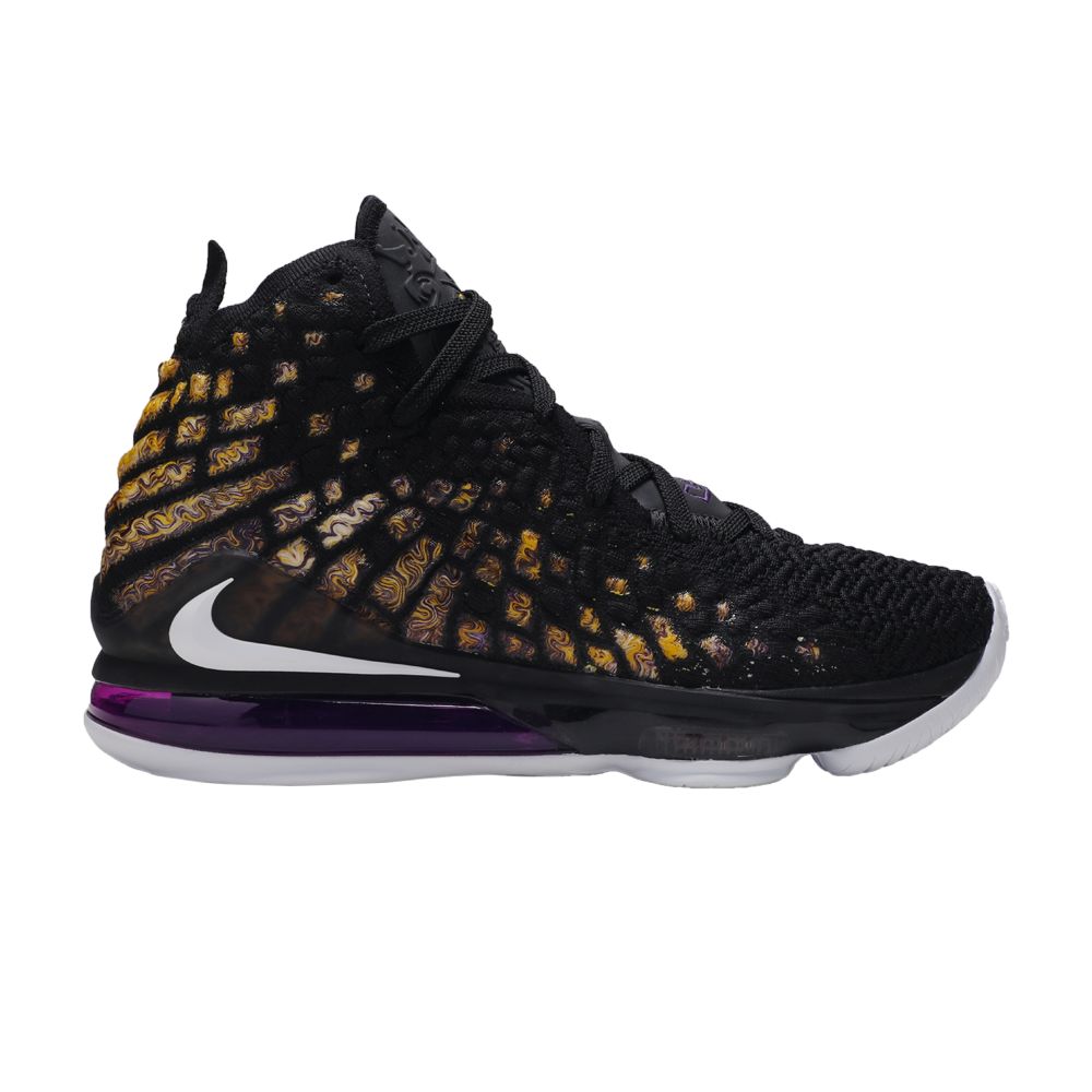 Nike LeBron 17 'Lakers' | Black | Men's Size 8