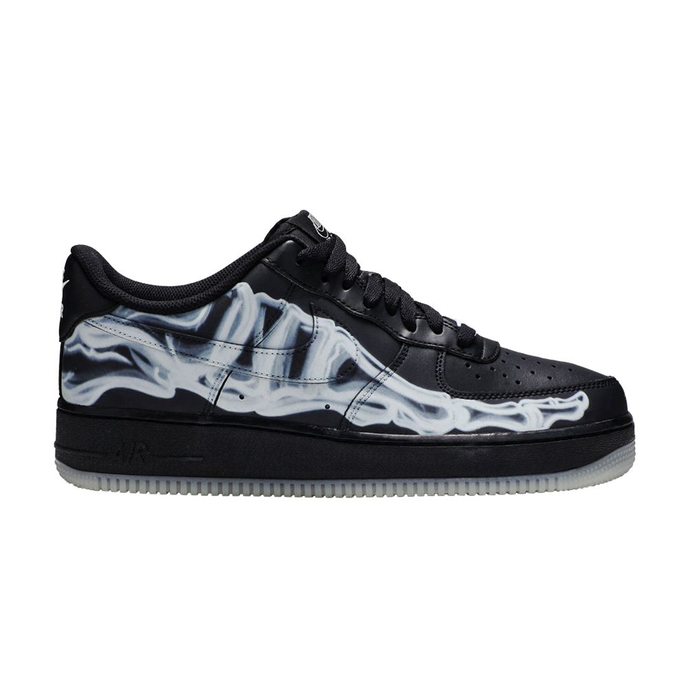 Nike Air Force 1 '07 QS 'Black Skeleton' | Men's Size 12