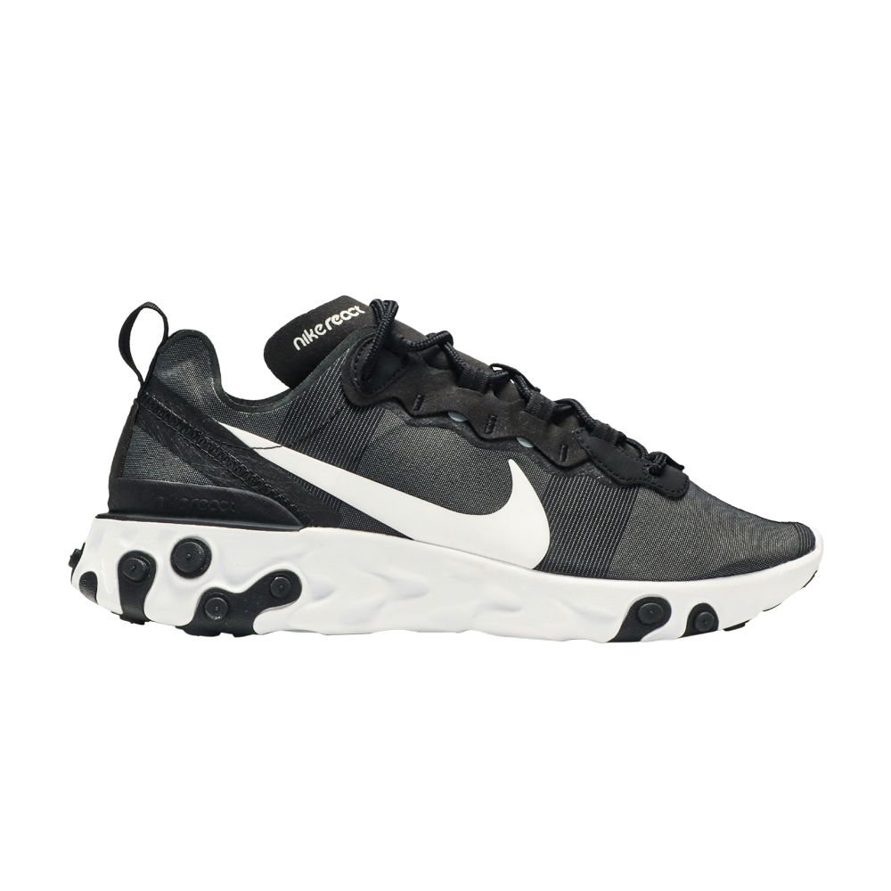 Nike React Element 55 'Black White' | Men's Size 8.5