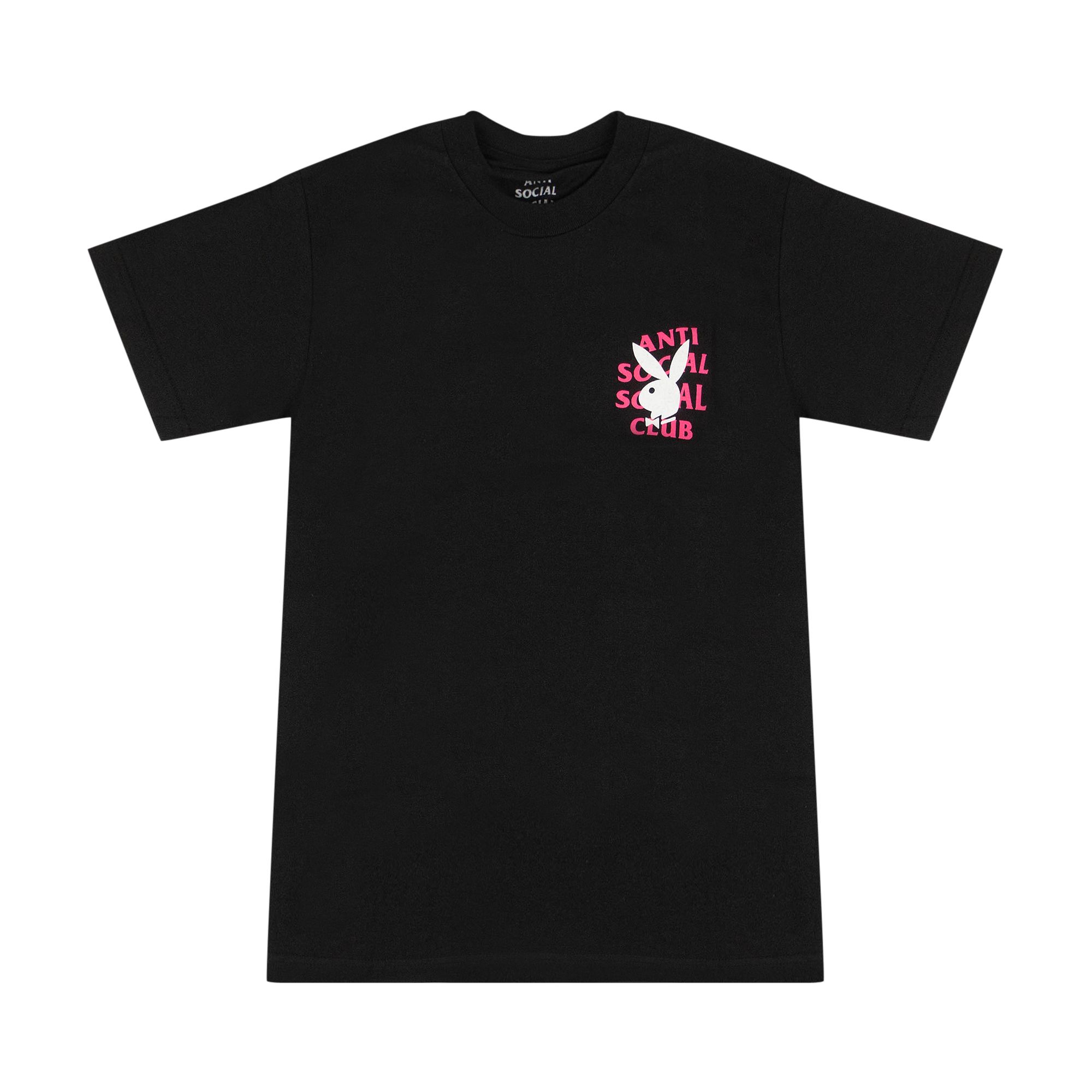 Anti Social Social Club x Playboy Remix T-Shirt 'Black' | Men's Size L
