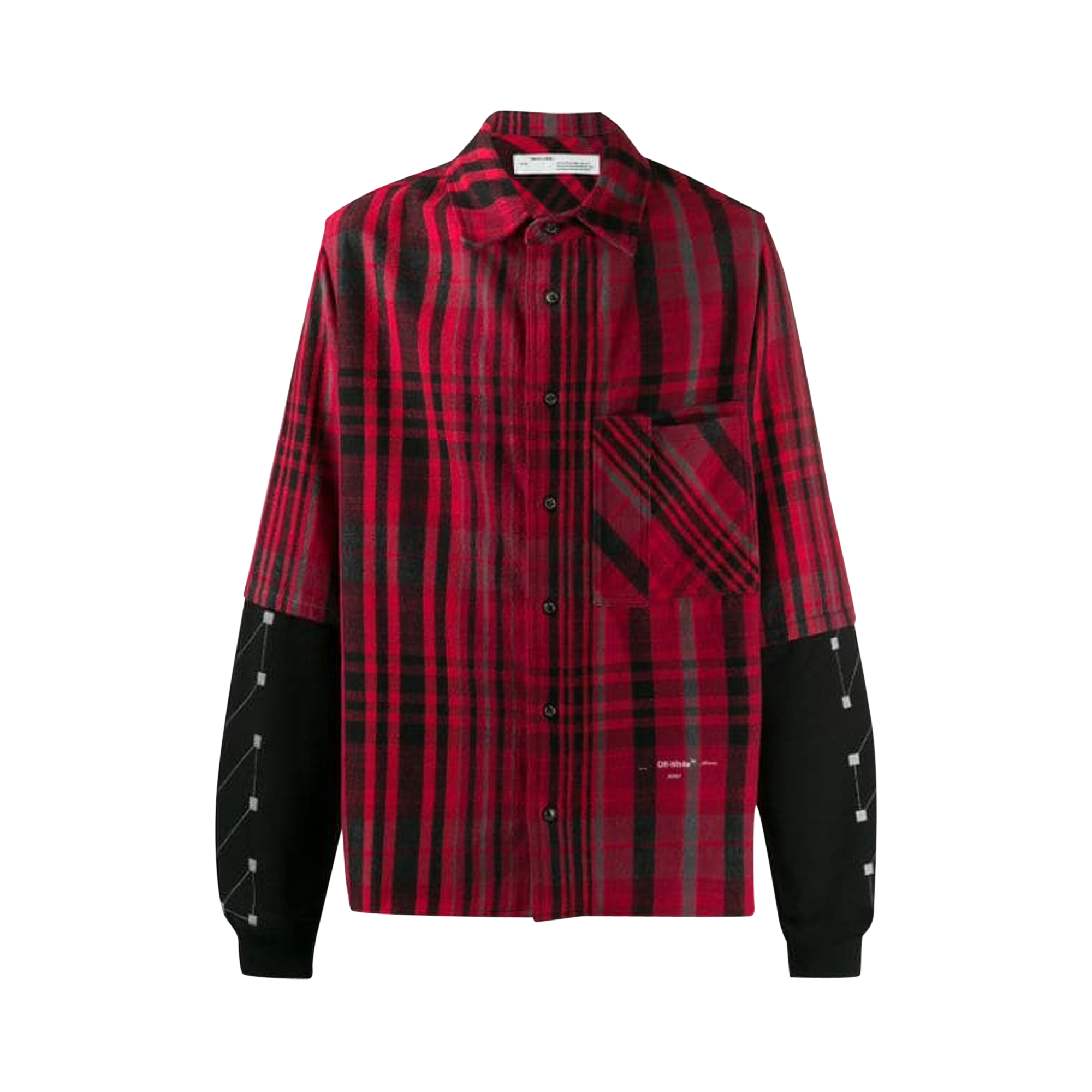 Pre-owned Off-white Checked Shirt 'red'