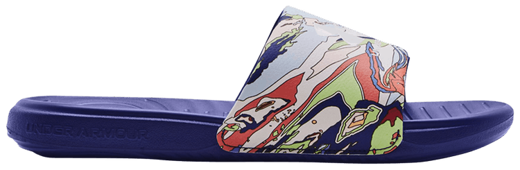 Under Armour Ansa Graphic Slide Colorful Abstract