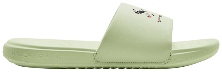 Under Armour Ansa Graphic Logo Slide Phosphor Green