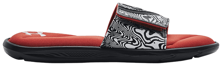 Under Armour Ignite 6 Graphic Strap Slide Psychedelic Stripe