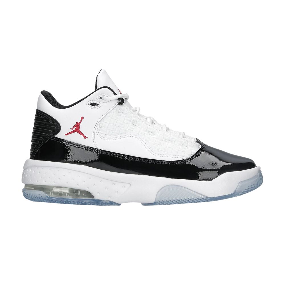 Pre-owned Air Jordan Jordan Max Aura 2 Gs 'white Gym Red' | Kid's Size 4.5