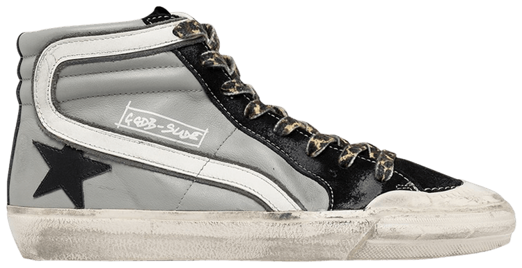 Golden Goose Wmns Slide Sneaker Grey Black