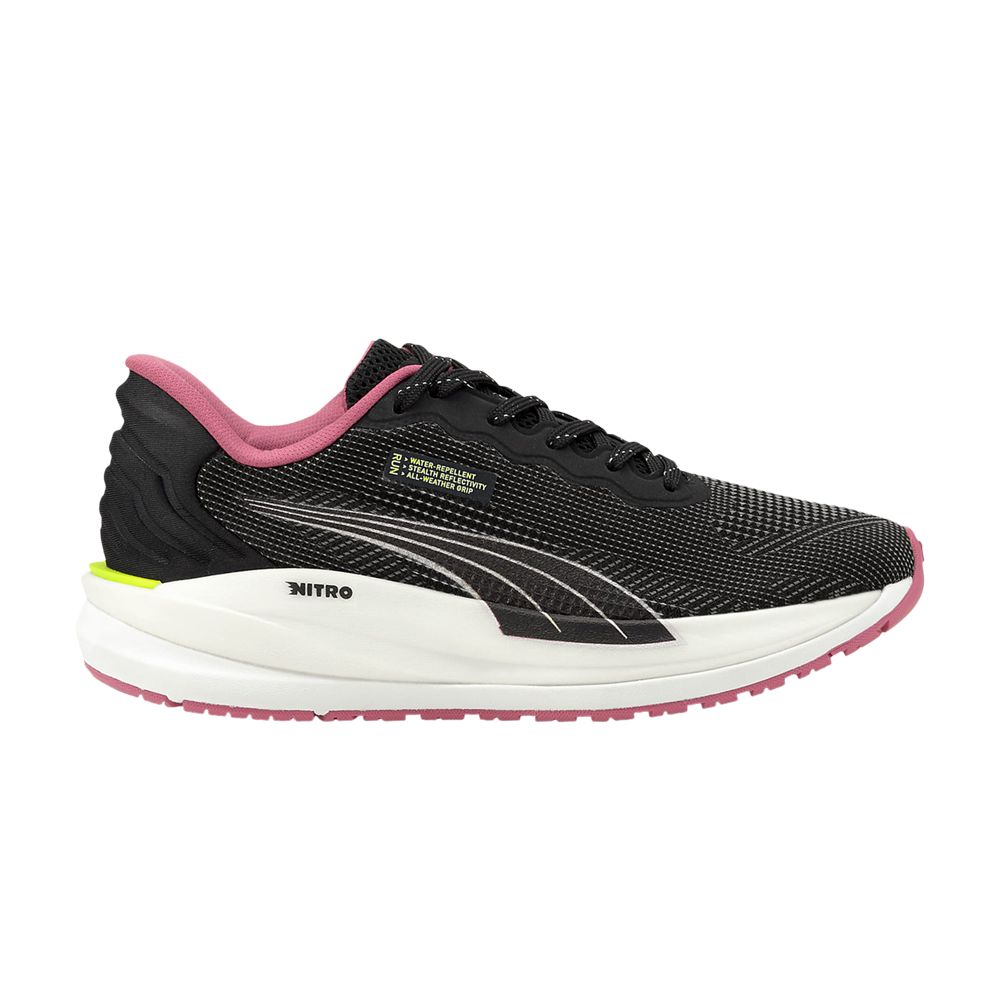 Puma Wmns Magnify Nitro WTR 'Black Mauvewood' | Women's Size 10 - 195308-01