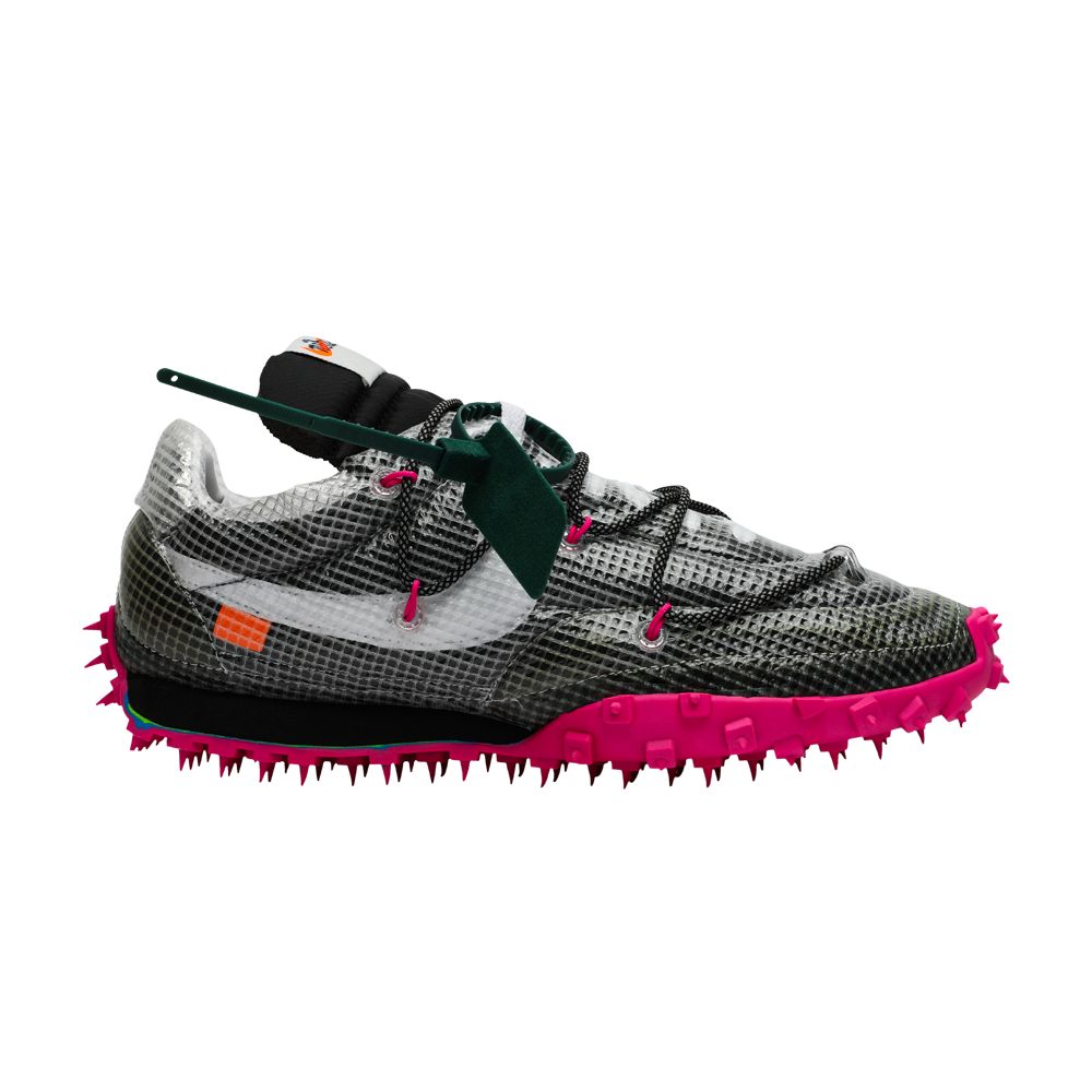 Nike Off-White x Wmns Waffle Racer 'Fuchsia' | Black | Women's Size 8.5