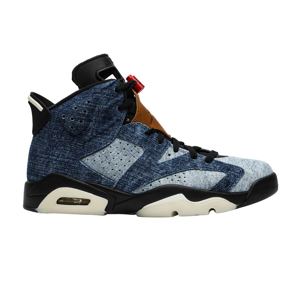 Air Jordan 6 Retro 'Washed Denim' | Black | Men's Size 10.5