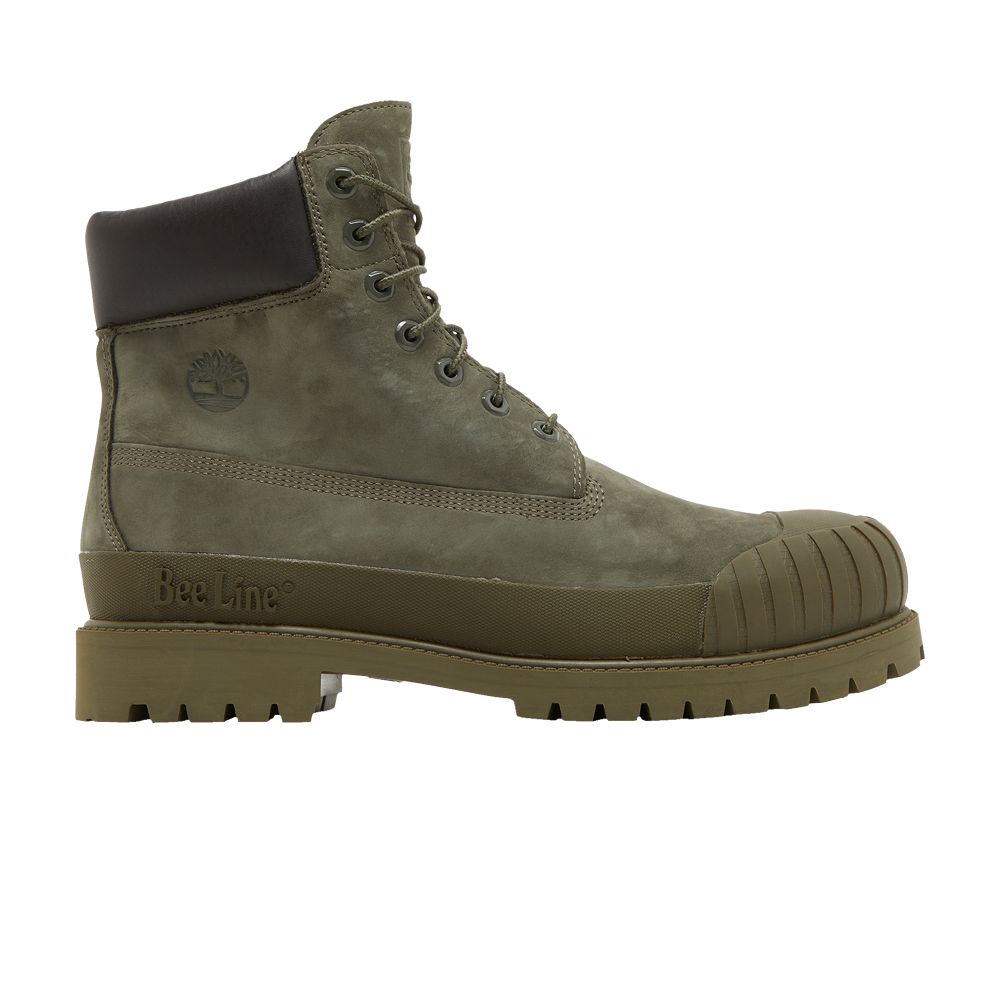 Timberland Bee Line x 6 Inch Premium Rubber Toe Boot 'Dark Green' | Men's Size 9