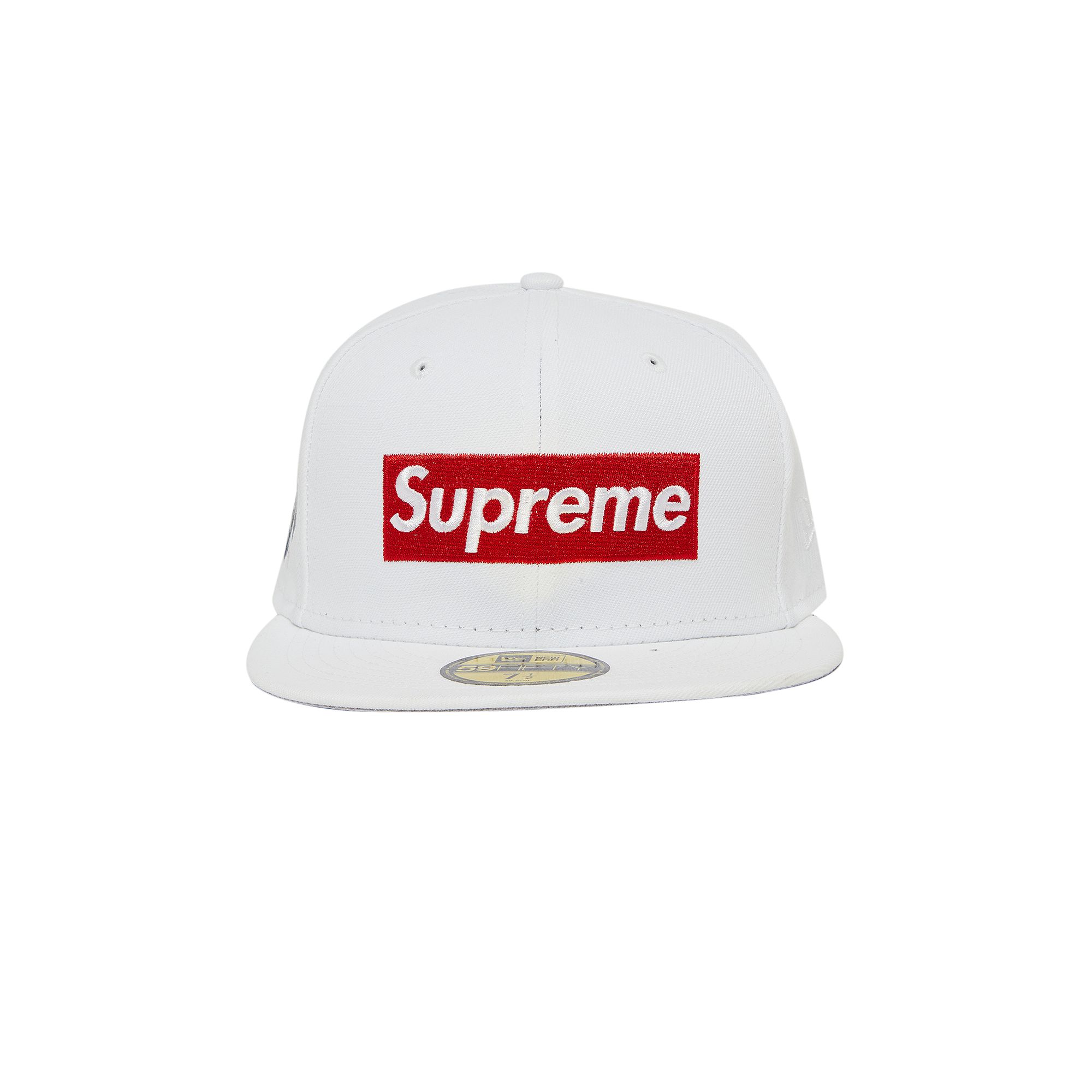 Supreme Money Box Logo New Era 'White' | Men's Size 7.25