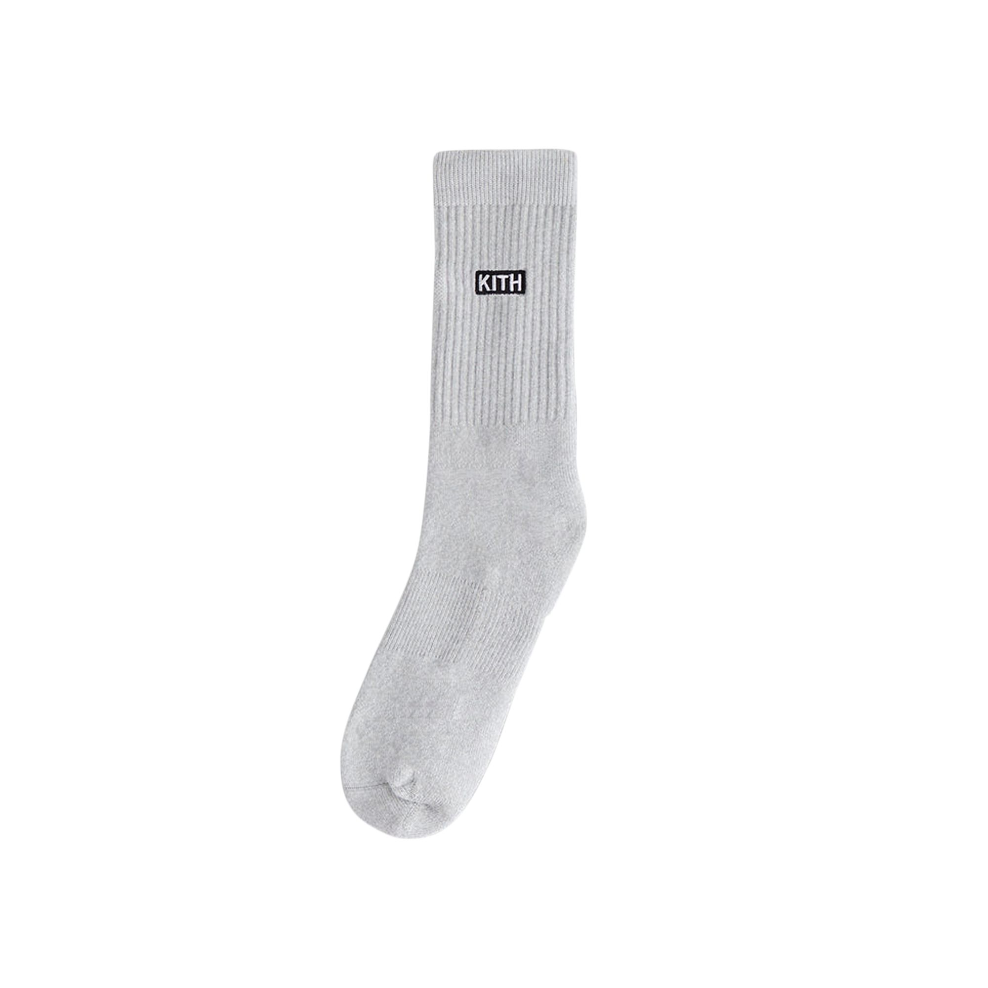 Pre-owned Kith Classics X Stance 2.0 Classic Crew Sock 'grey' | Men's Size Onesize In Gray