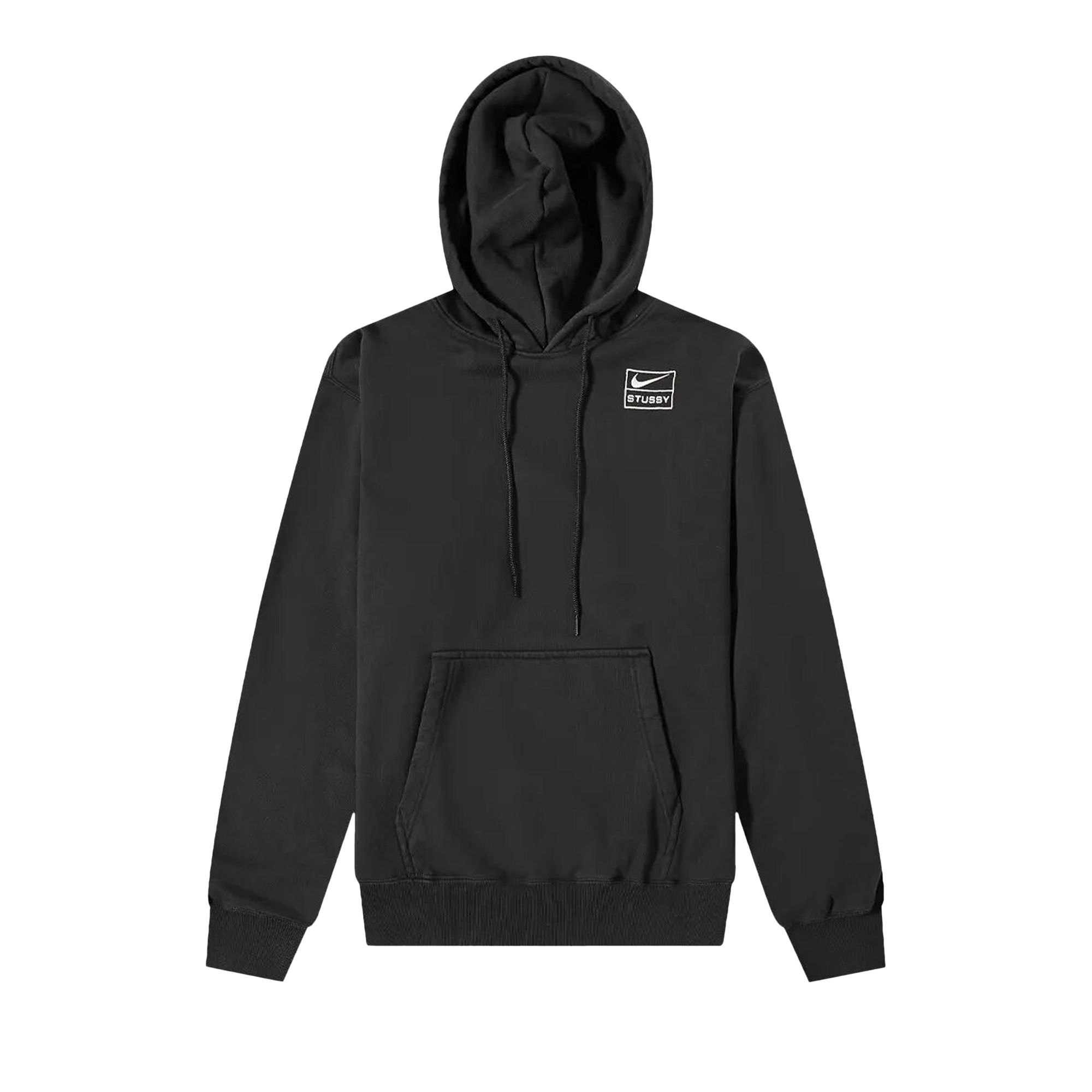 Nike x Stussy U NRG RA Stone Washed PO HD Hoodie 'Black' | Men's Size M
