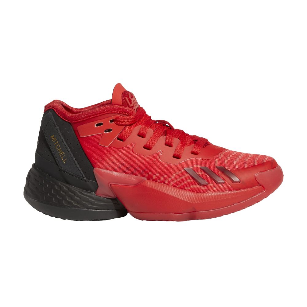 Pre-owned Adidas Originals Adidas D.o.n. Issue #4 Little Kid 'future Of Fast' | Red | Kid's Size 12