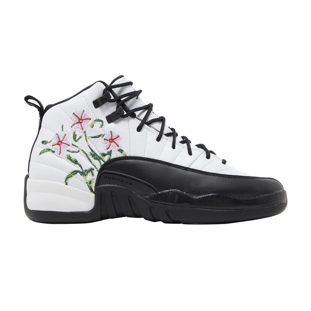 Pre-owned Air Jordan 12 Retro Gs 'floral' | White | Kid's Size 7