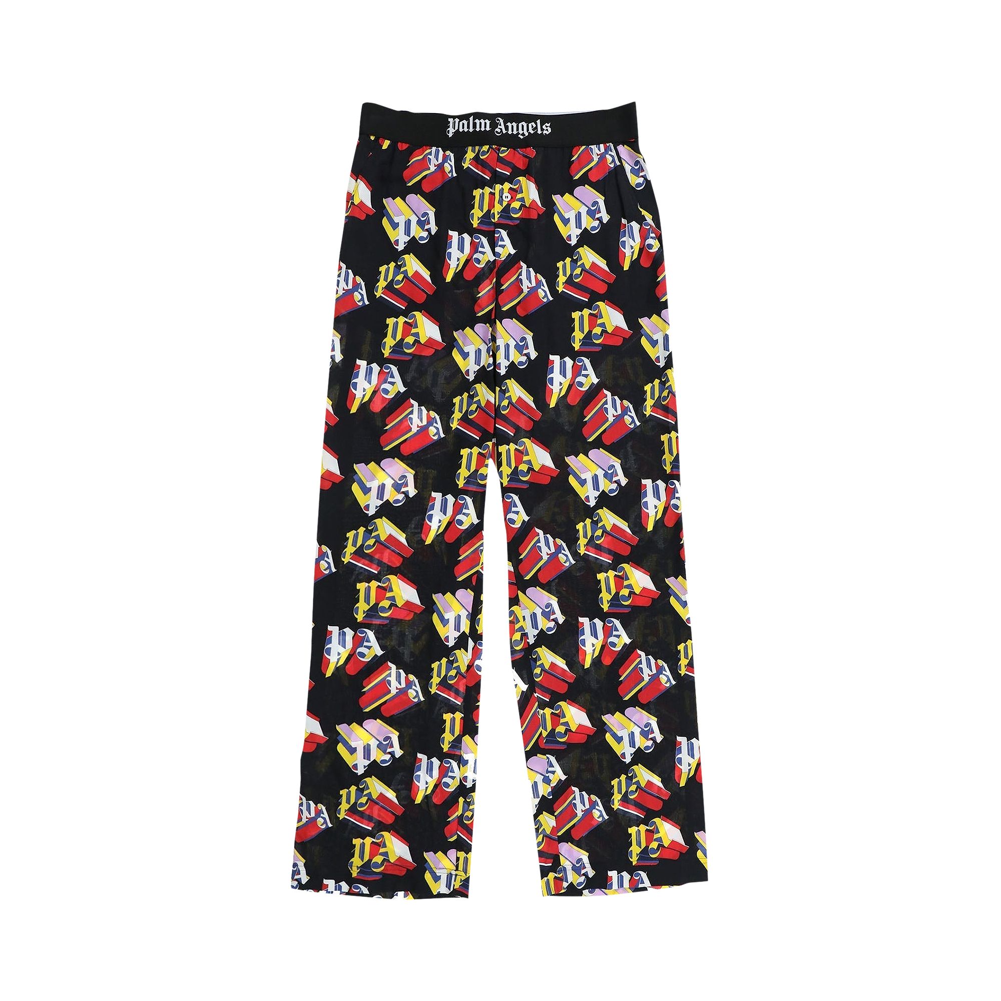Palm Angels 3D PA Pajama Pants 'Black/Red' | Men's Size S