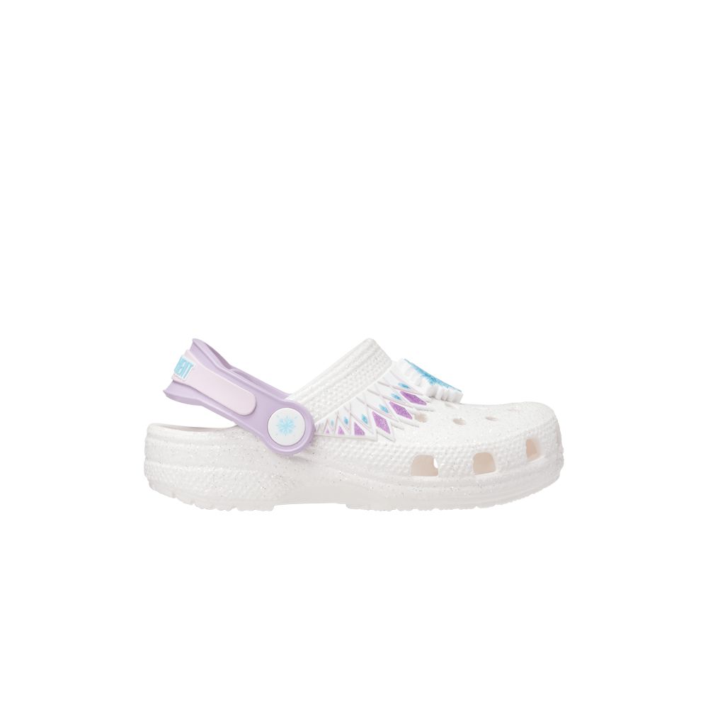 Pre-owned Crocs Frozen 2 X Classic Clog Toddler 'fun Lab - I Am' | White | Infant Size 9
