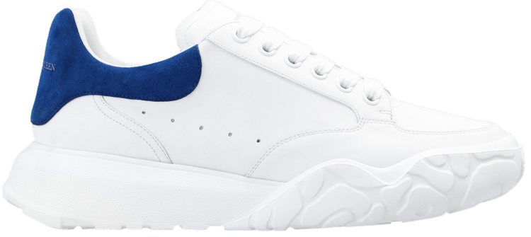 Buy Alexander McQueen Oversized Court Trainer 'White Blue' - 634619 ...