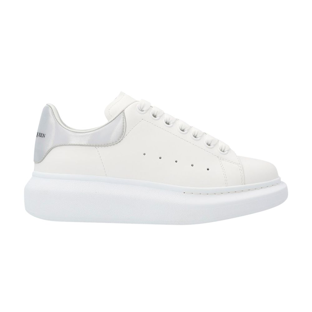 Pre-owned Alexander Mcqueen Wmns Oversized Sneaker 'white Silver' | Women's Size 36.5