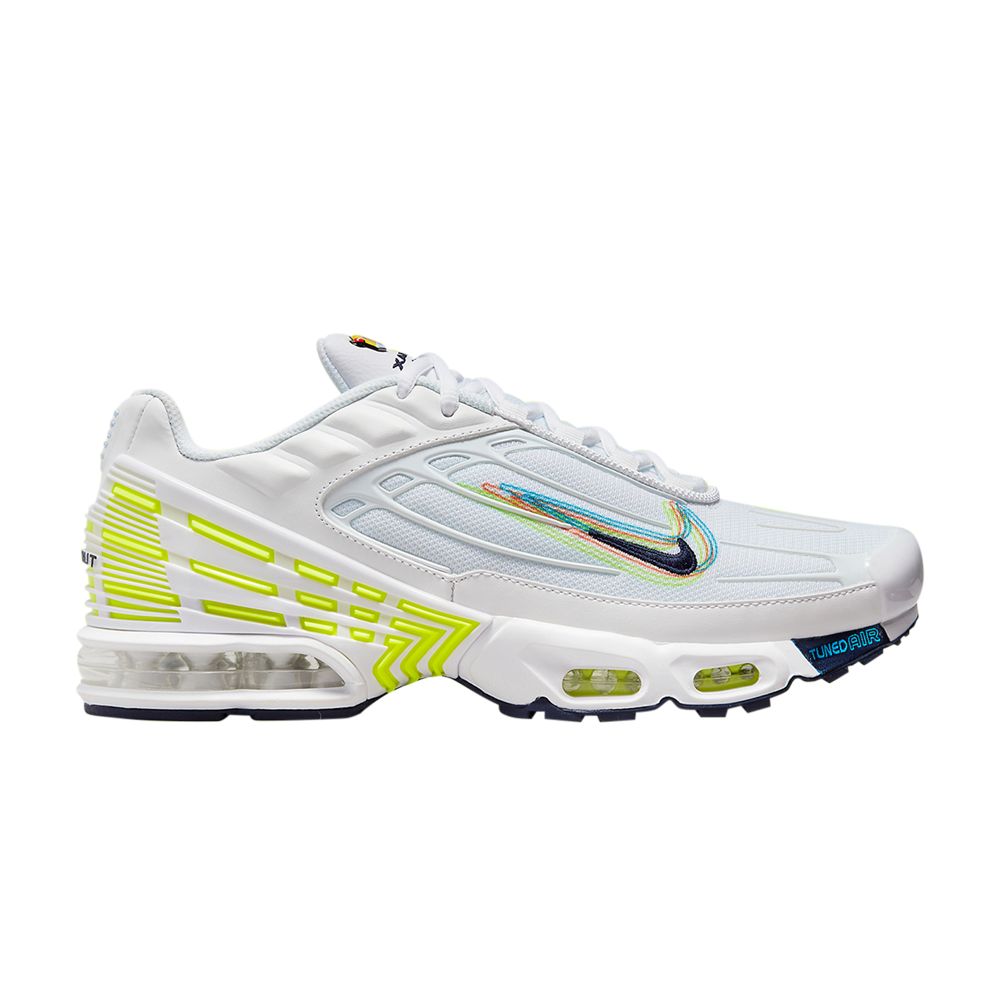 NIKE AIR MAX PLUS 3 '3D SWOOSH - WHITE VOLT'