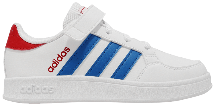 Adidas Breaknet EL Little Kid White Blue Rush