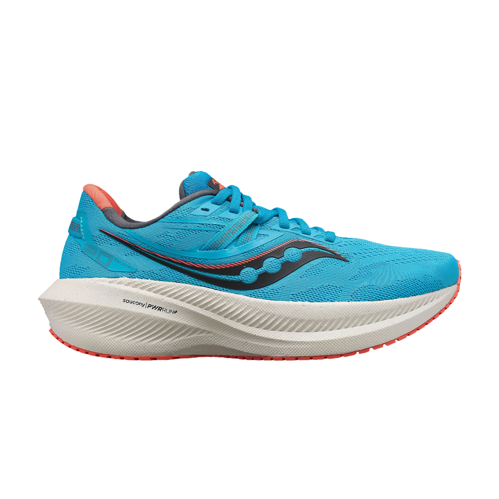 Pre-owned Saucony Wmns Triumph 20 'ocean Coral' In Blue