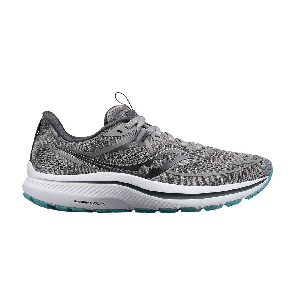 Pre-owned Saucony Wmns Omni 21 Wide 'alloy Rainfall' In Grey