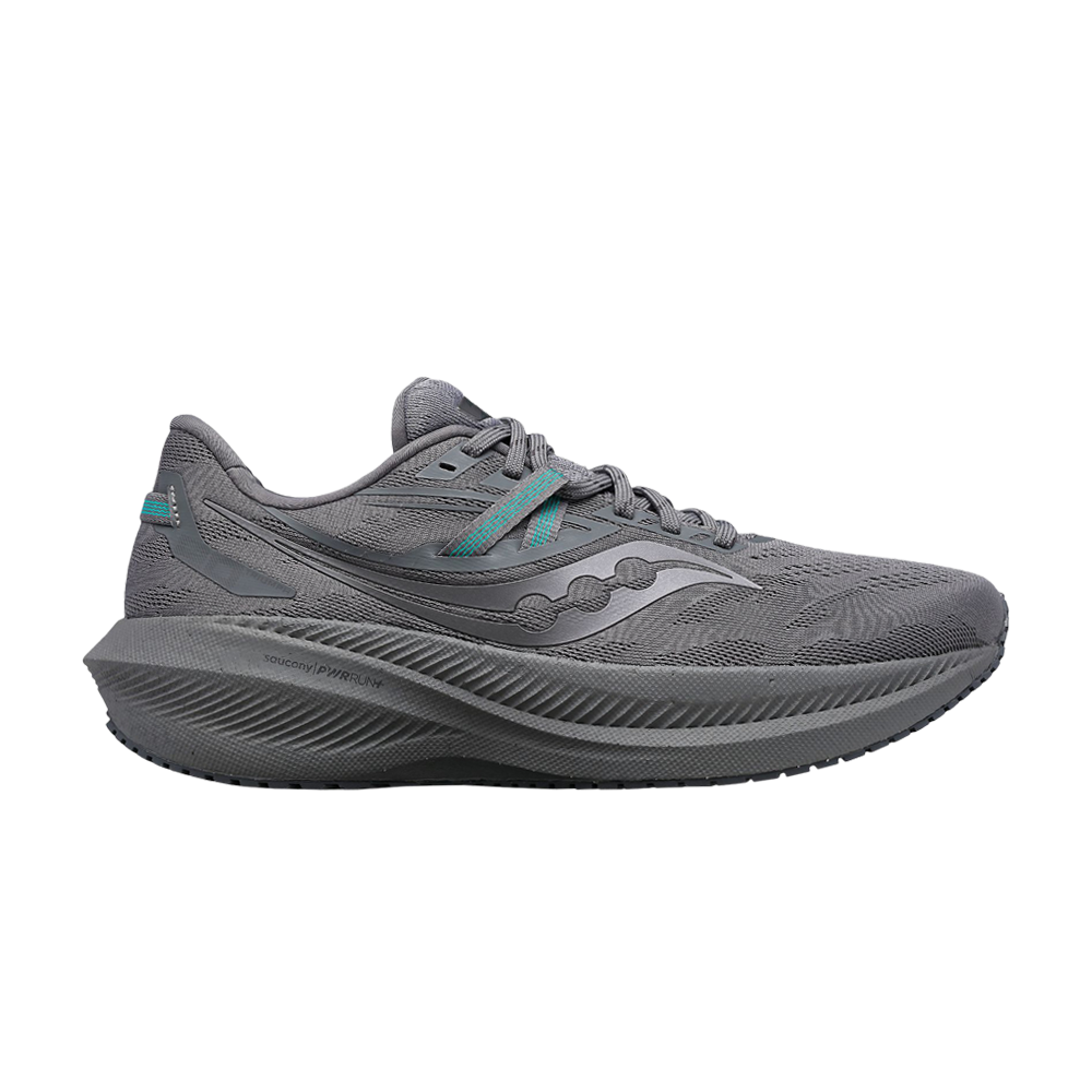 Pre-owned Saucony Triumph 20 'asphalt' In Grey