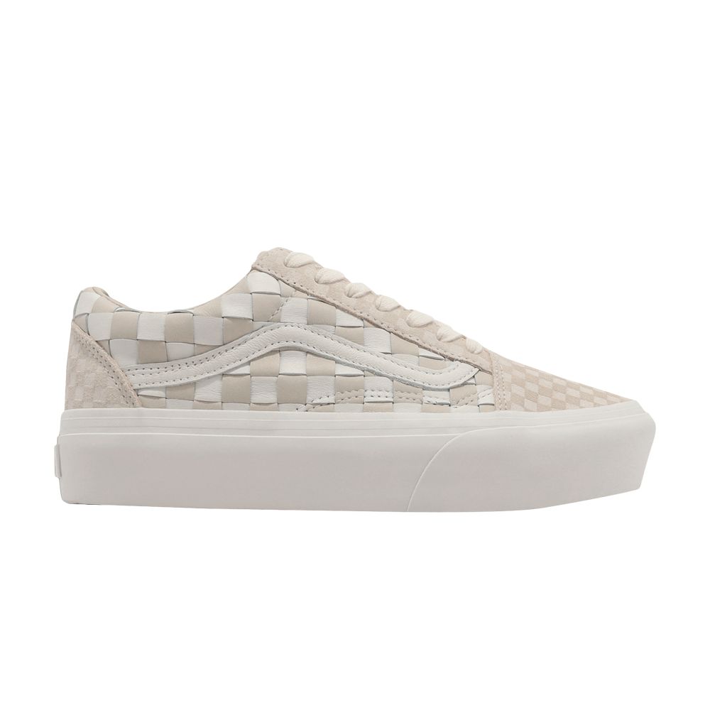 VANS OLD SKOOL PLATFORM 'WOVEN - BLANC DE BLANC'