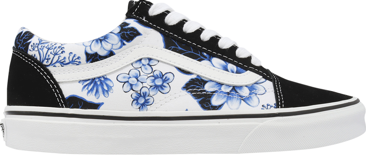 Old Skool Floral Blue