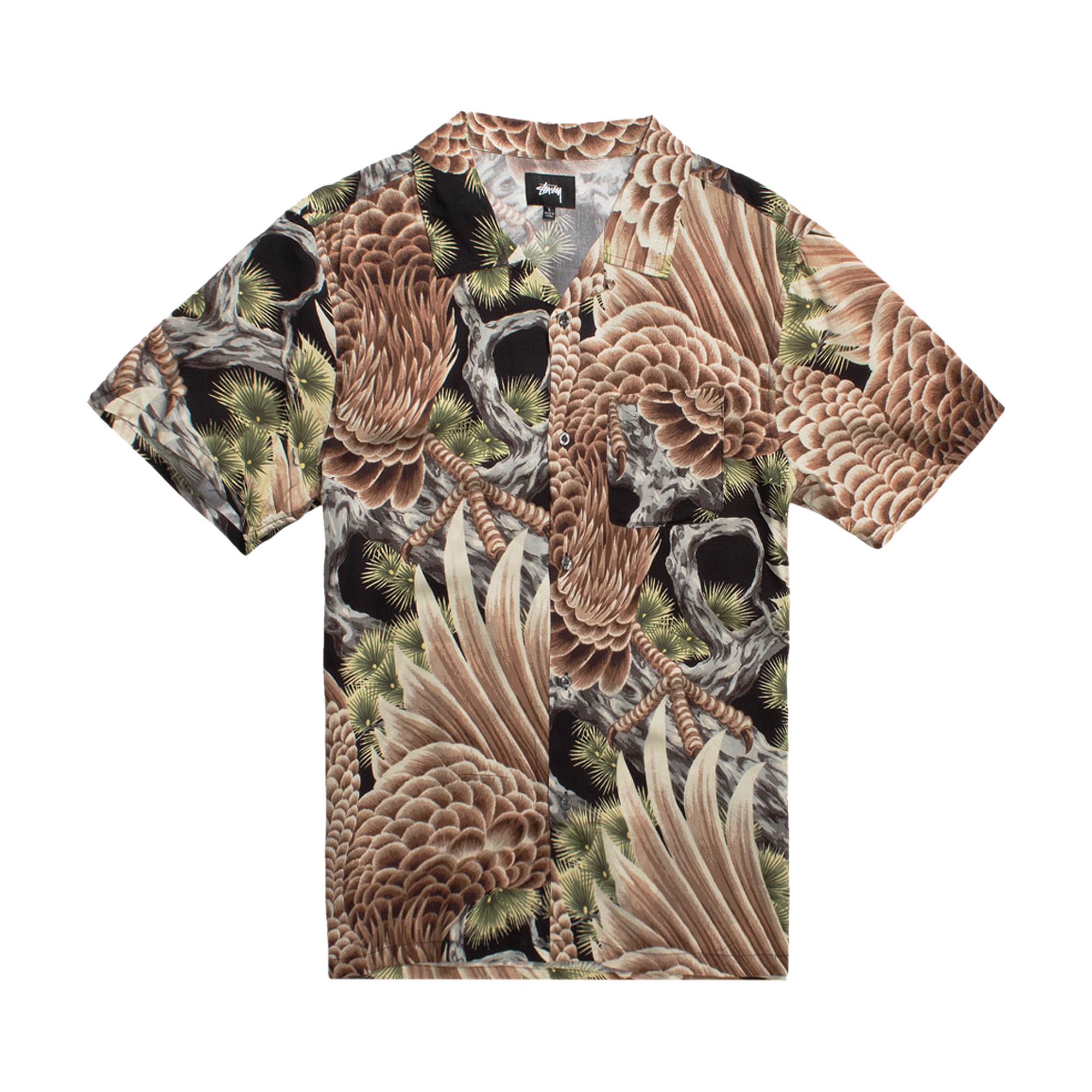 Pre-owned Stussy Big Falcon Shirt 'black' | Men's Size S