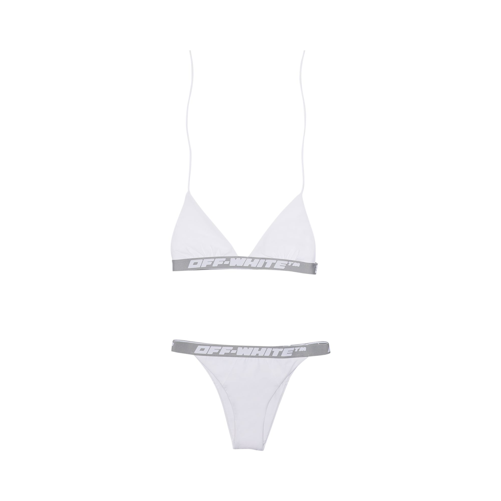 Pre-owned Off-white Industrial Triangle Bikini 'white' | Women's Size 42