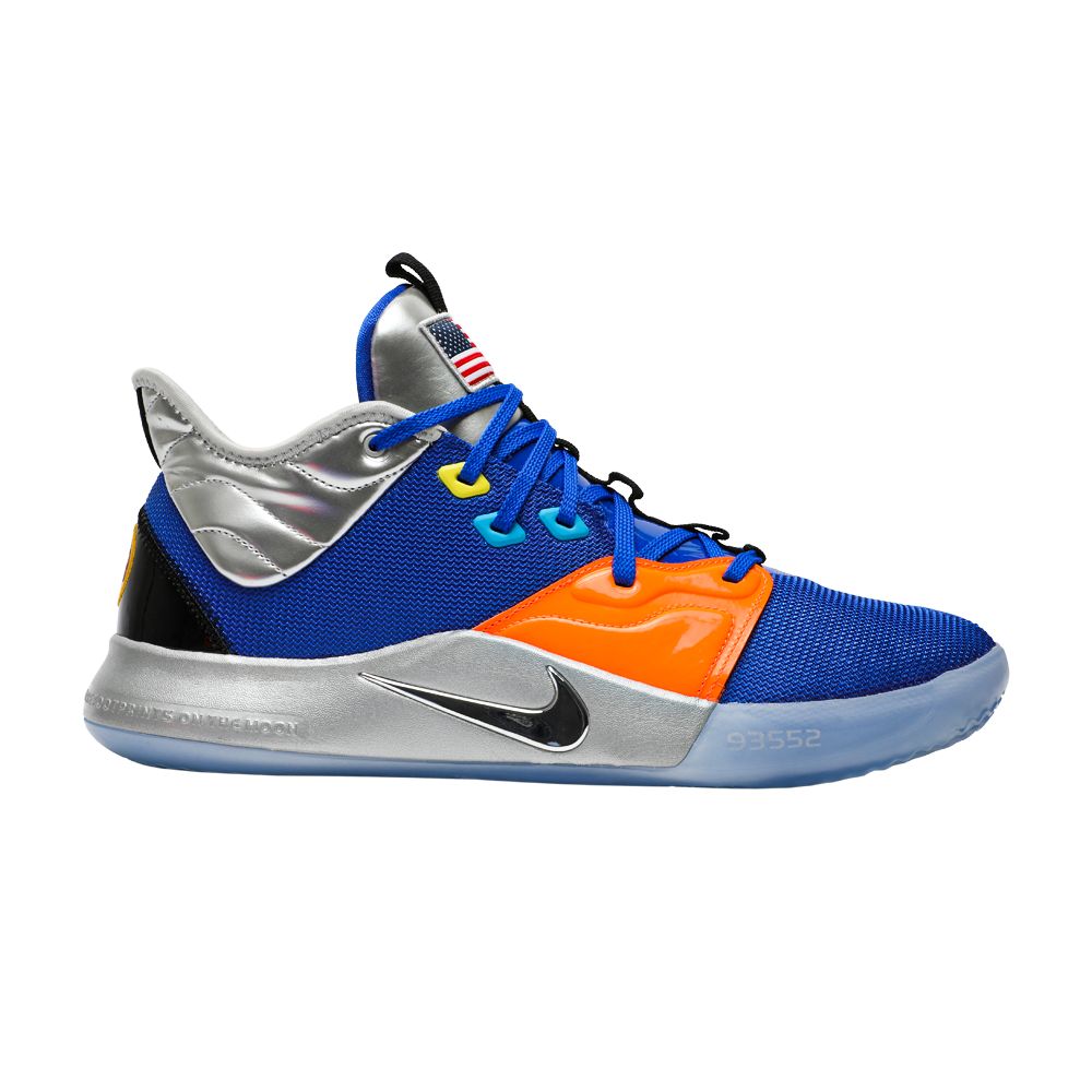Nike NASA X PG 3 'Apollo 14' | Blue | Men's Size 9 - CI2666-400
