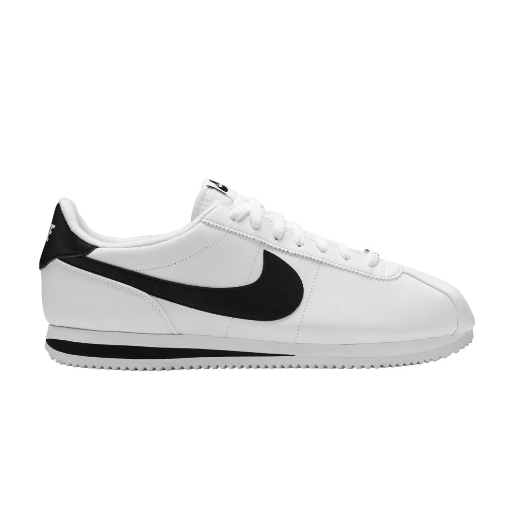 Nike Cortez Basic Leather 'White Black' | Men's Size 12