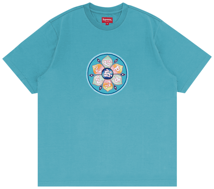 Supreme Lotus Short Sleeve Top Light Aqua