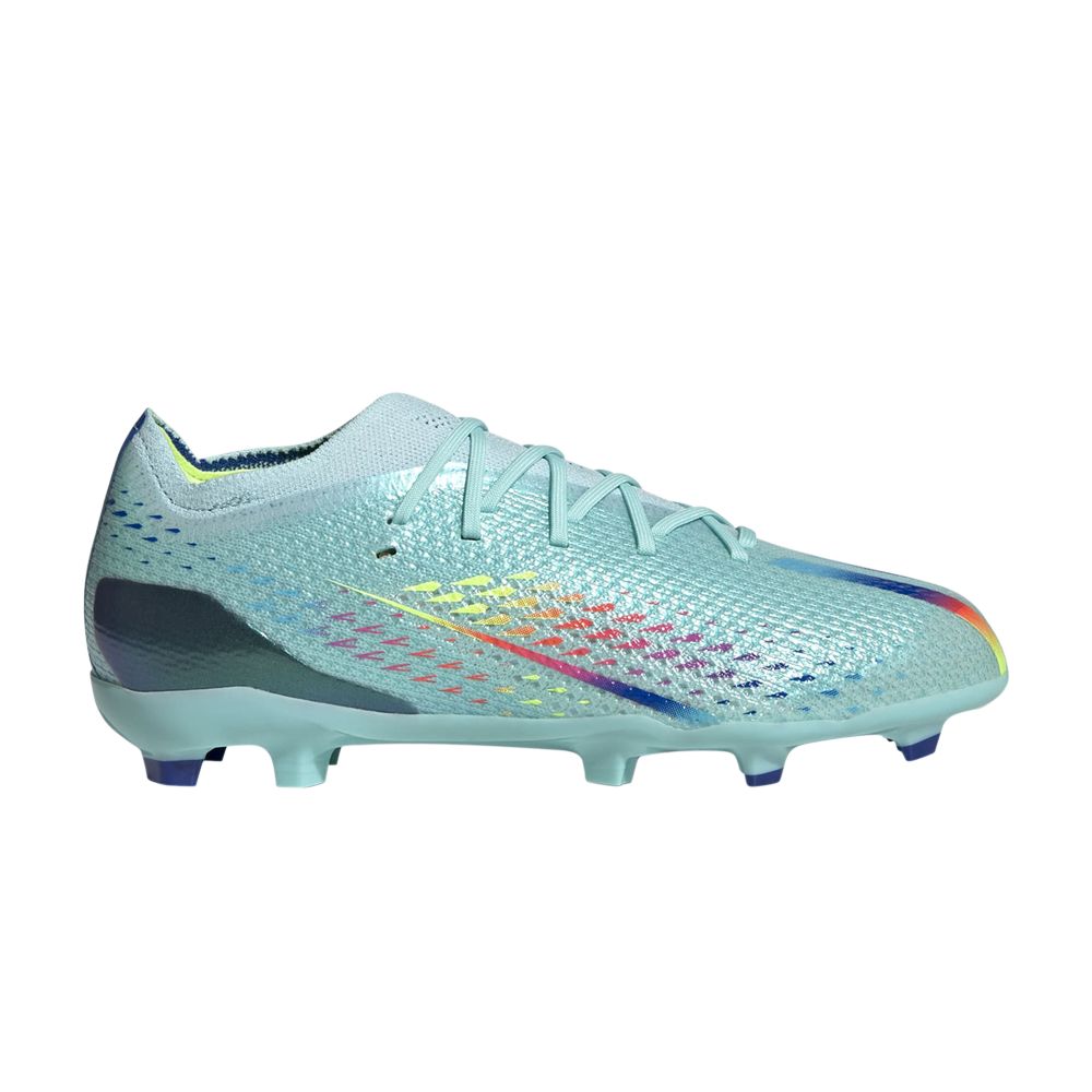 adidas X Speedportal.1 FG J 'Al Rihla Pack - Clear Aqua' | Blue | Kid's Size 6