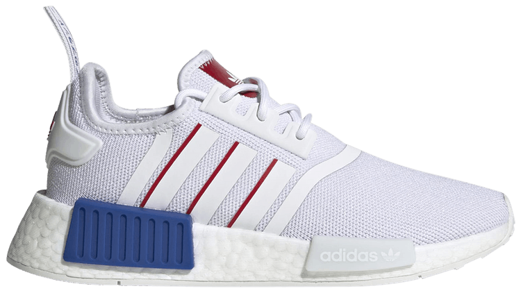 Buy NMD R1 J White Royal Blue HQ9991 GOAT UK