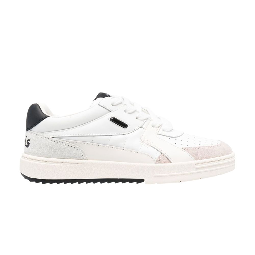 Pre-owned Palm Angels Wmns Palm University Low 'white Black' | Women's Size 40