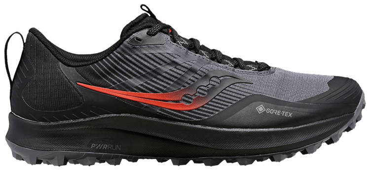 Saucony Peregrine 12 GORE TEX Charcoal Red
