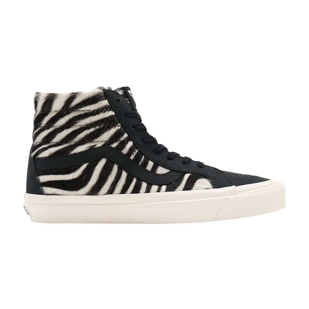 Pre-owned Vans Sk8-hi 38 Dx 'anaheim Factory - Zebra' In Black