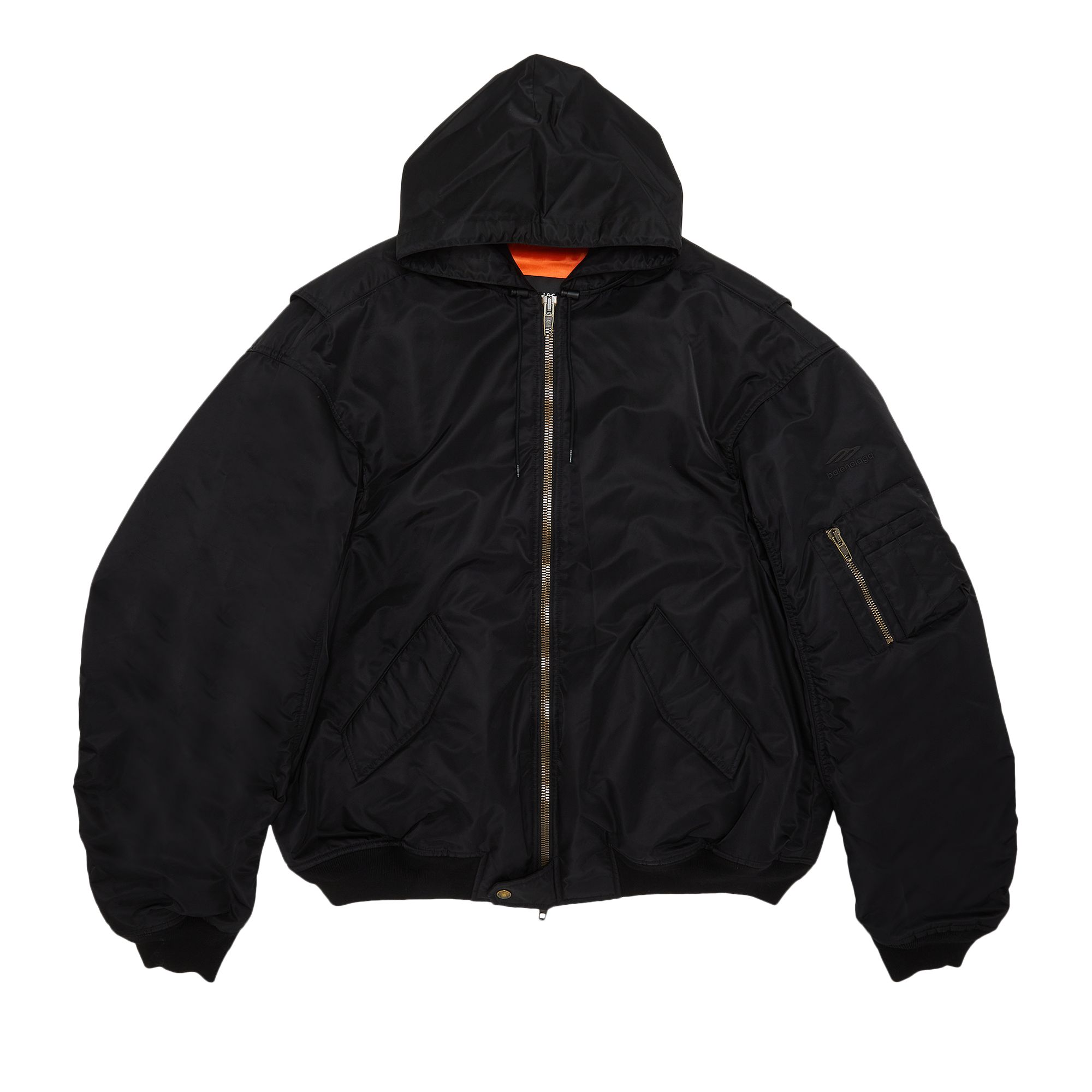 Pre-owned Balenciaga 3b Sports Icon Light Bomber 'black'