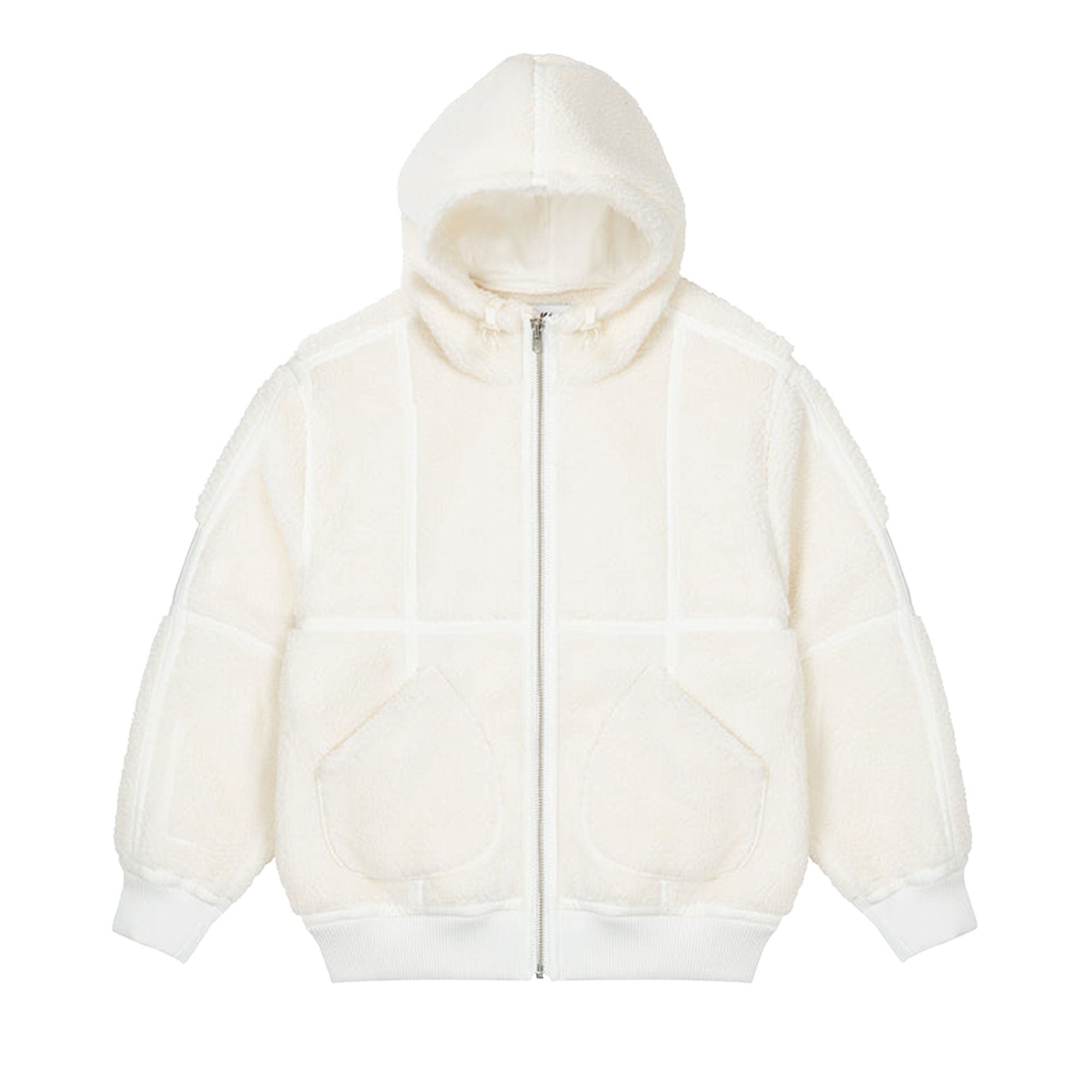 Palace Sherpa Hooded Jacket 'Off White' | Men's Size XL