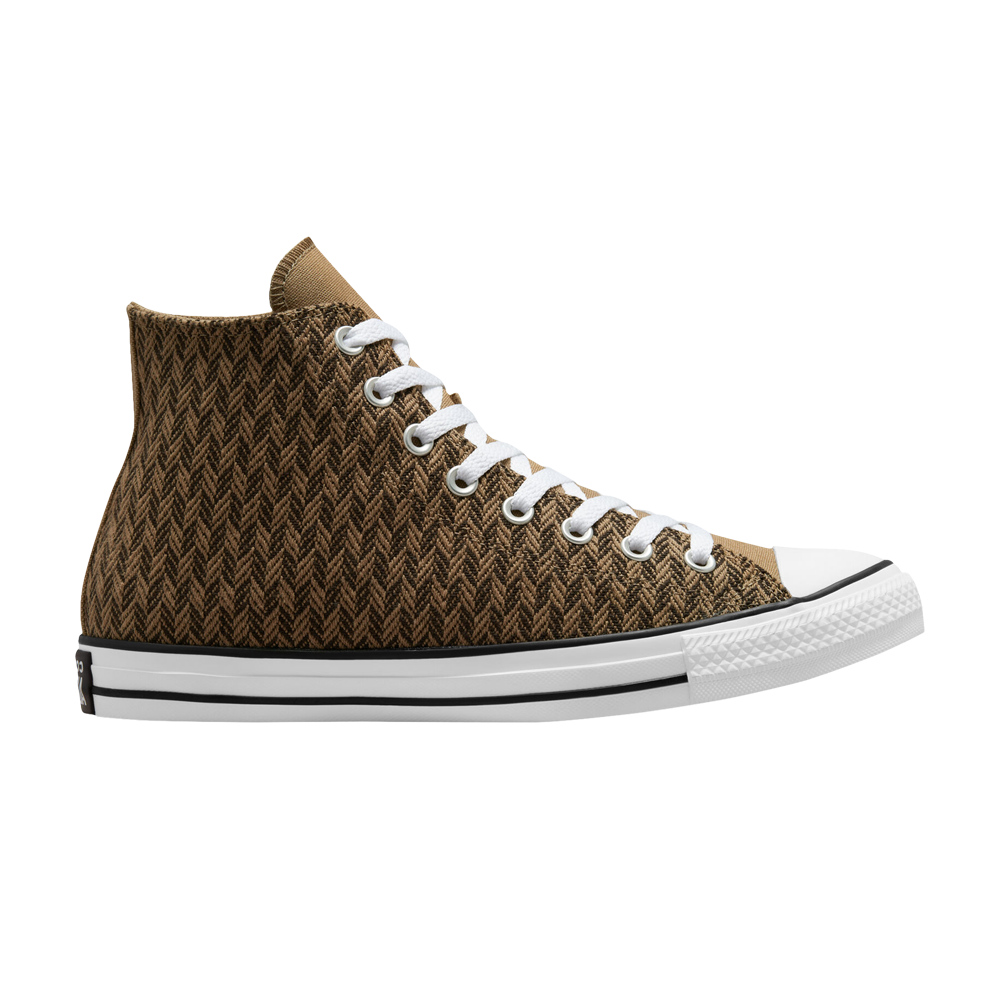 Pre-owned Converse Chuck Taylor All Star High 'herringbone - Sand Dune' In Brown